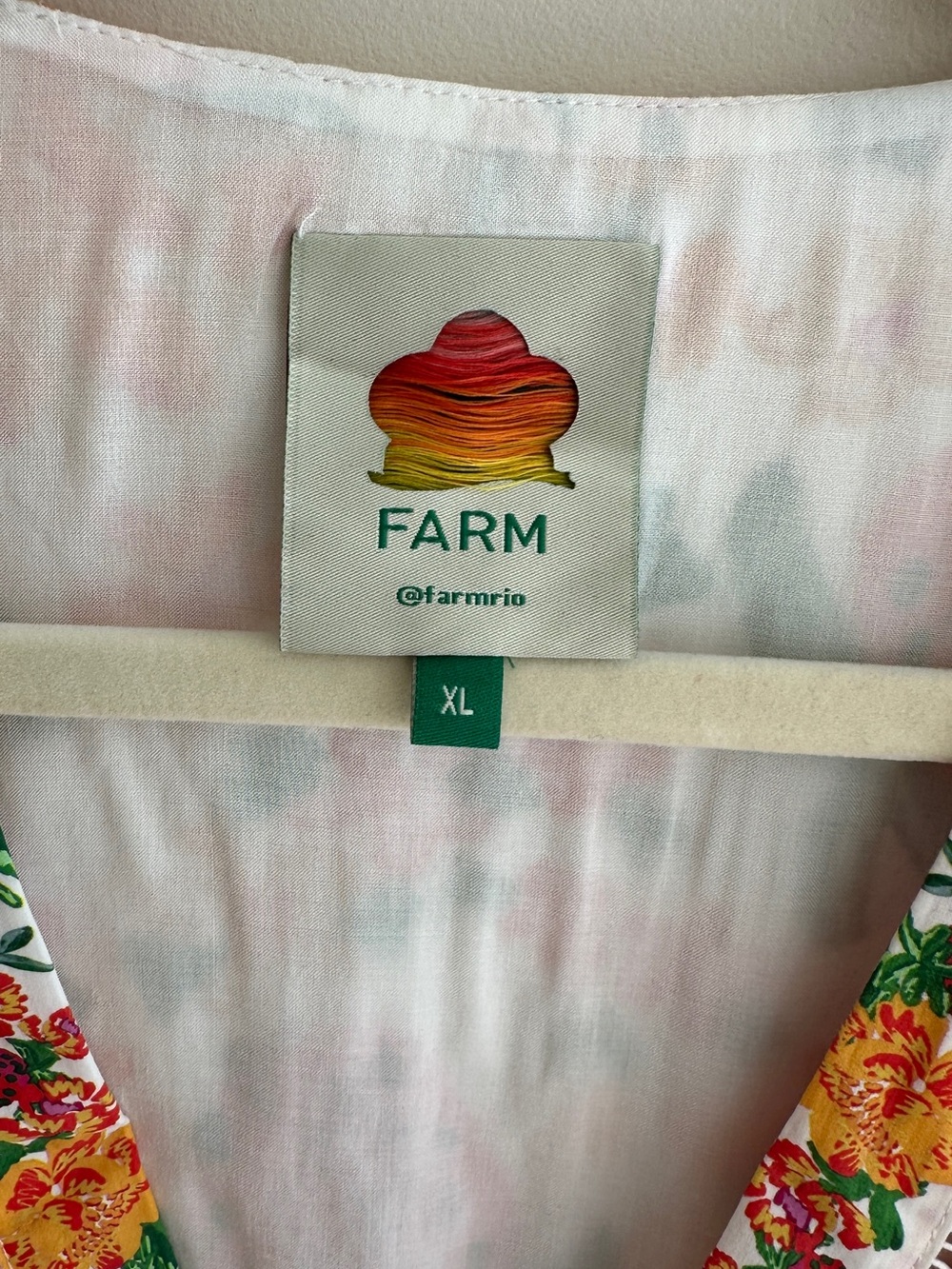 Farm Rio Flowerful Sketch Romper, Size XL, Summer Strawberry Print - Picture 11 of 16
